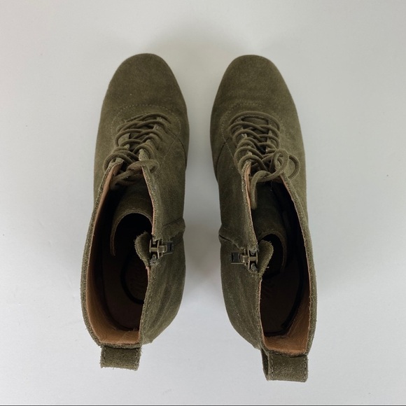 New Madewell The Emilia Lace Up Side Zip Boot - Picture 6 of 8